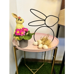 Zając wyjątkowy Królik Wielkanoc Loft ozdoba figurka 25cm Zajączek